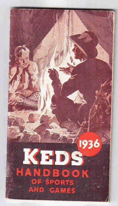Keds Athletic Shoes 1936 Handbook of Sports and Games Cowboy Camping Advertising