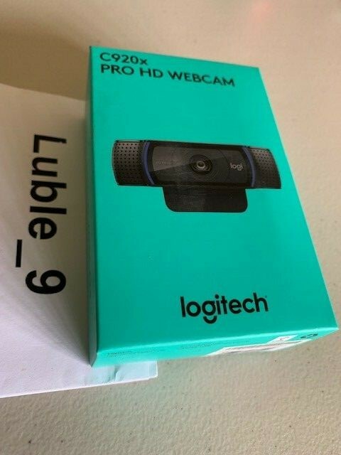 Logitech C920X Pro HD Webcam - Black _ SEALED NEW _ IN HANDS