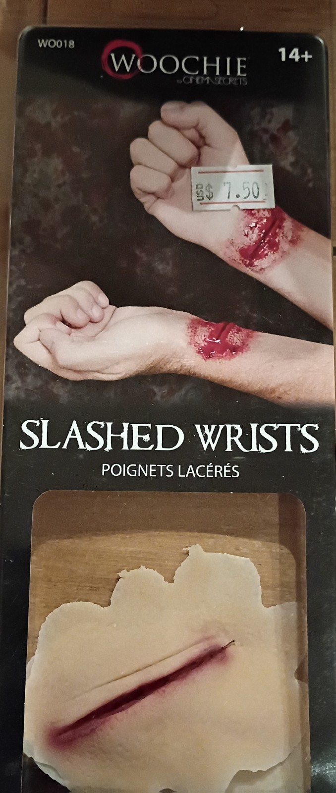 Woochie Slashed Wrist Prosthetic