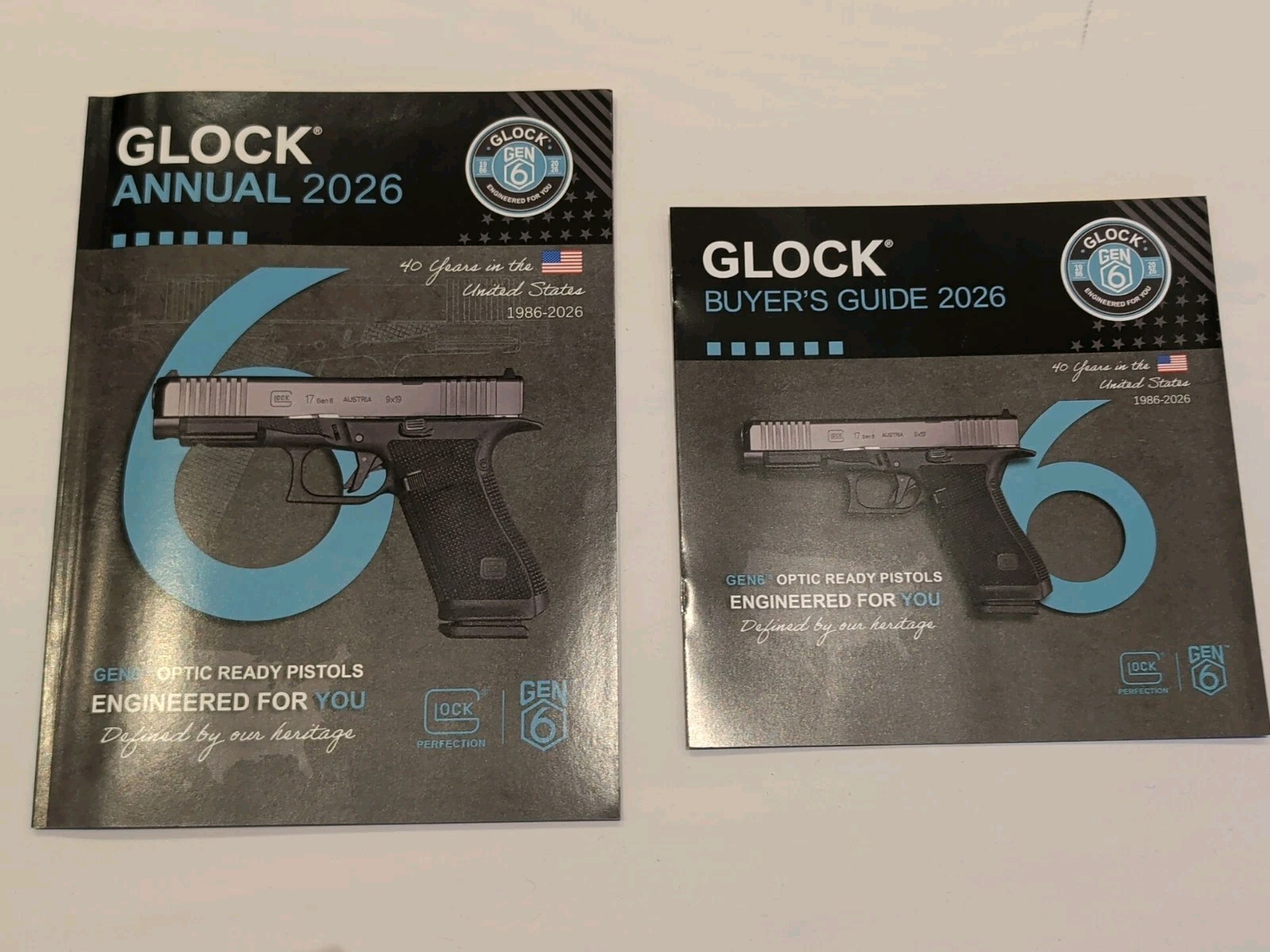 GLOCK 2026 Annual Magazine & 2026 Buyer's Guide (Lot of 2) SHOT SHOW 2026