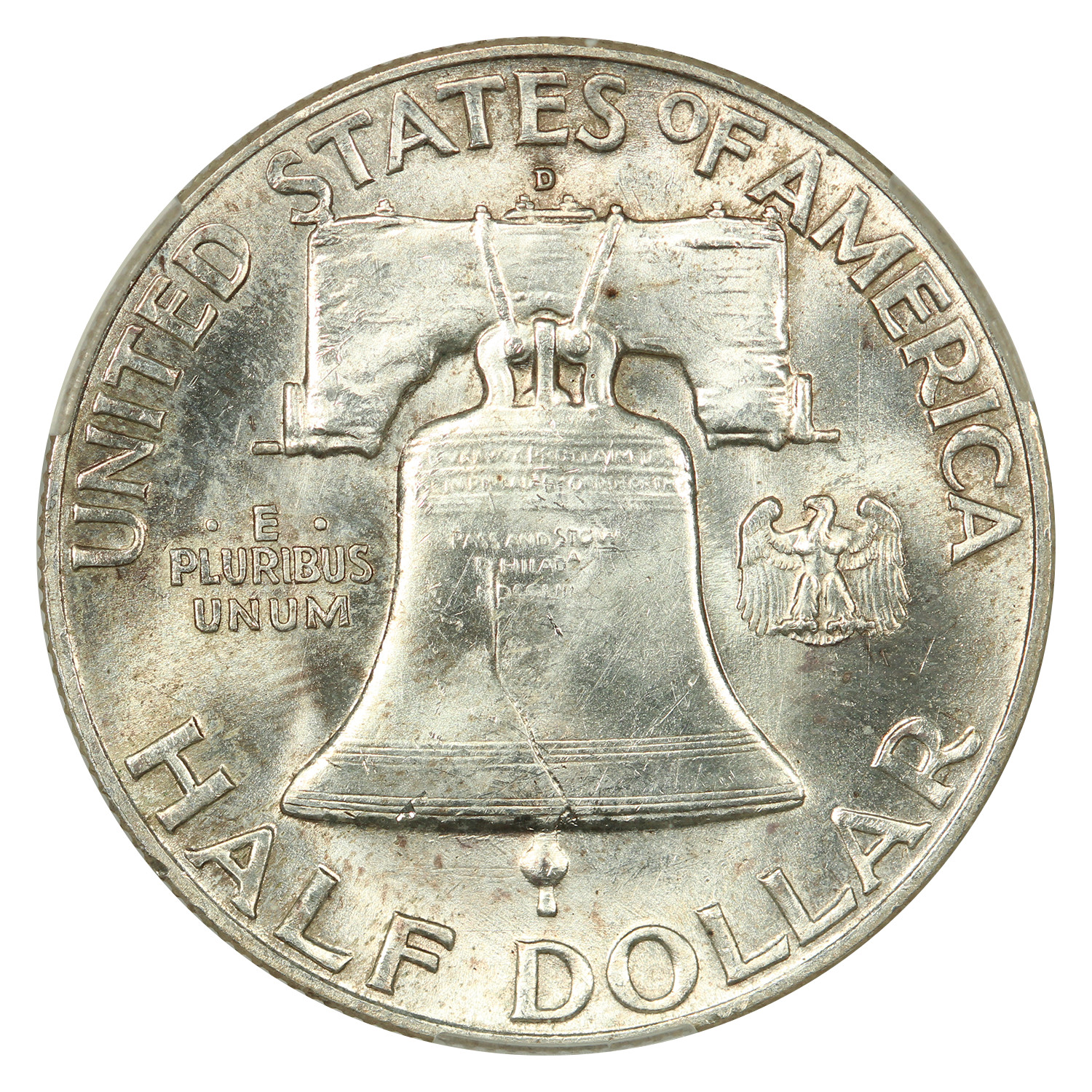 1949-D 50C CACG MS62 - Franklin Half Dollar