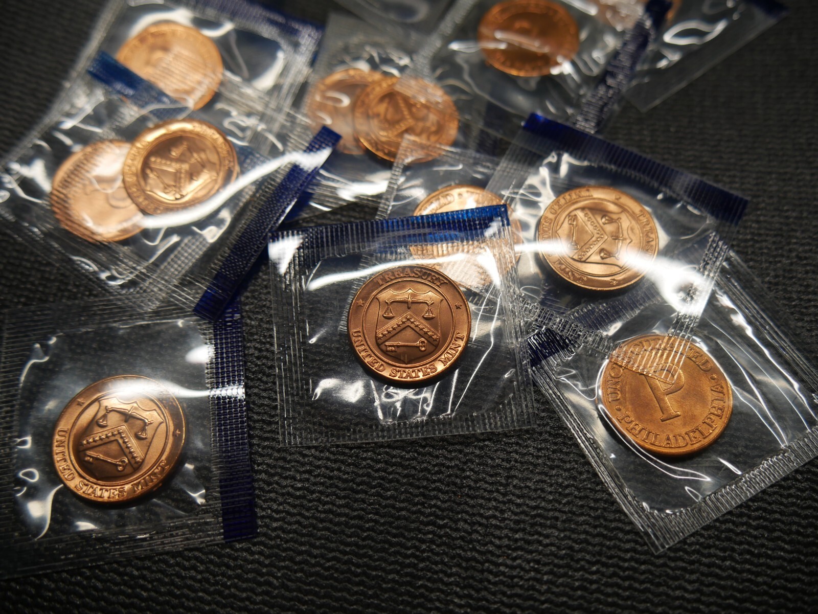US Mint Treasury Token - Philadelphia (from Uncirculated mint sets)