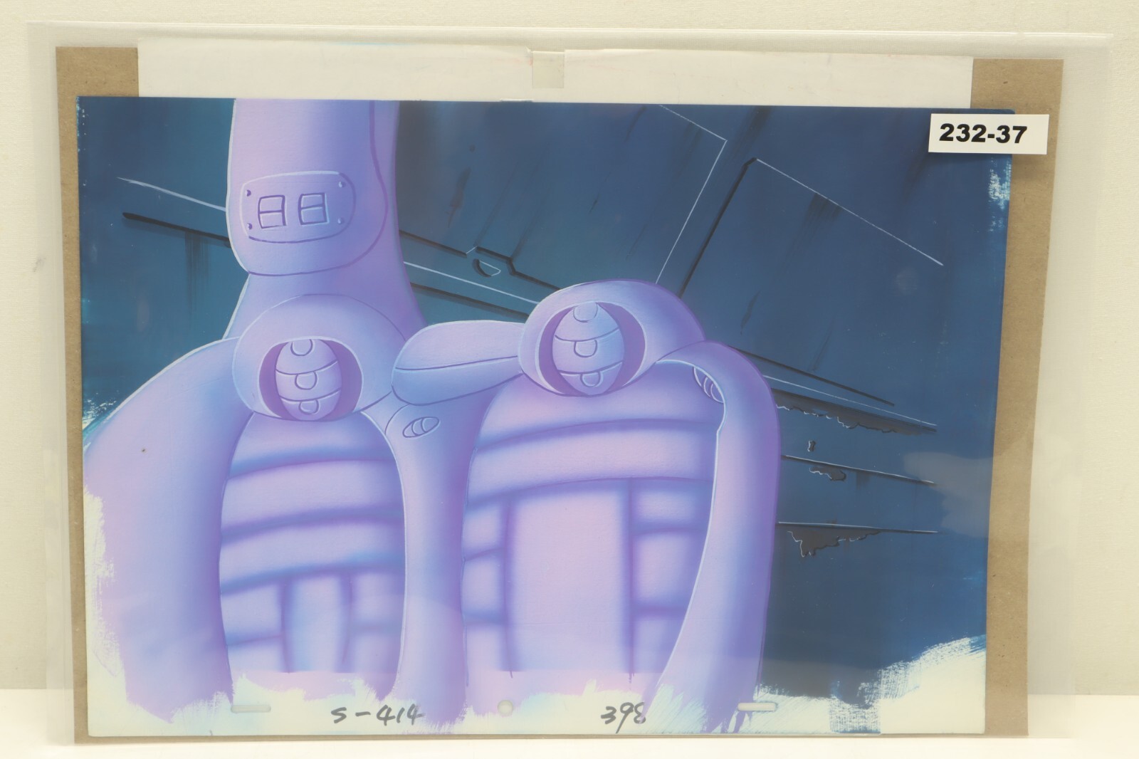Original Hand Painted Animation Production Background & Sketch (232-37)