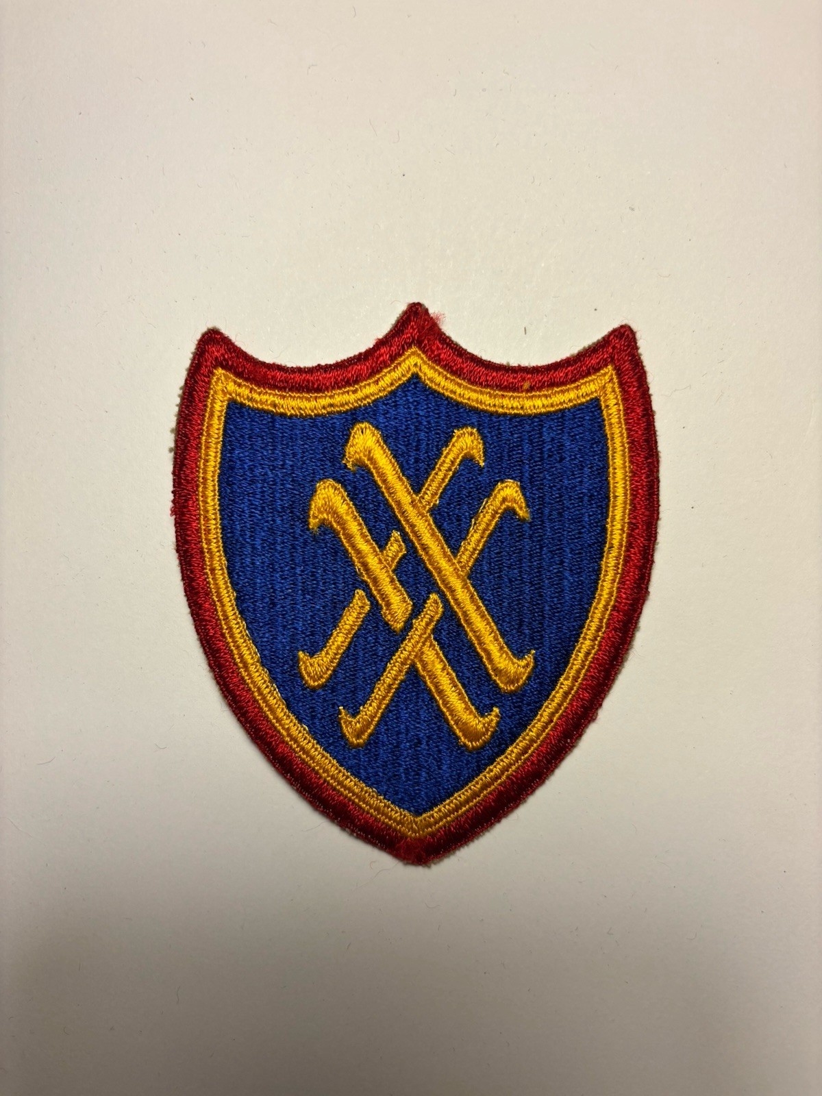 U.S. Army XX Corps 20th Corps WW II Era Original Patch -1ea Patch