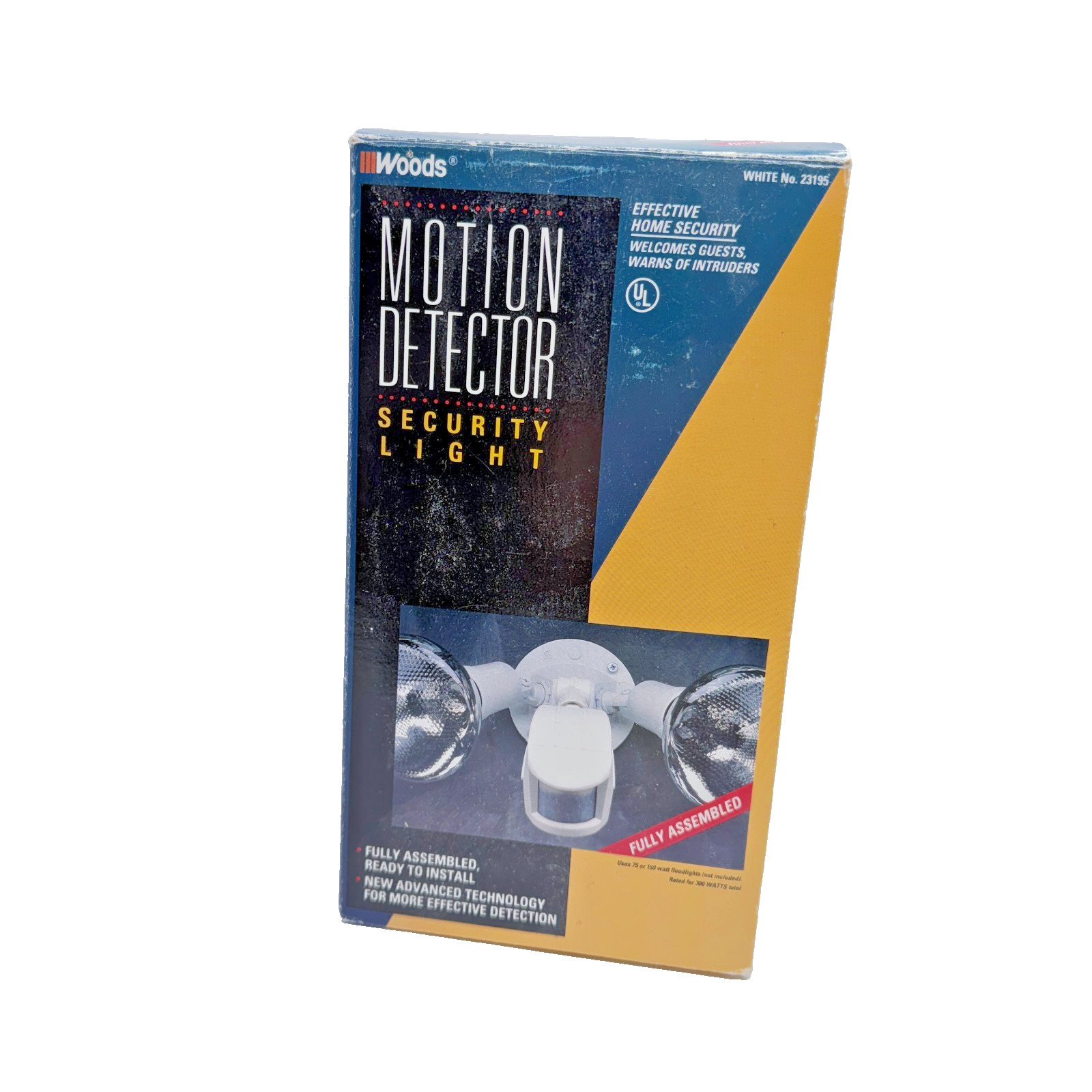 Woods NW-12 Motion Detector Security Light Kit White 23195 Open Box