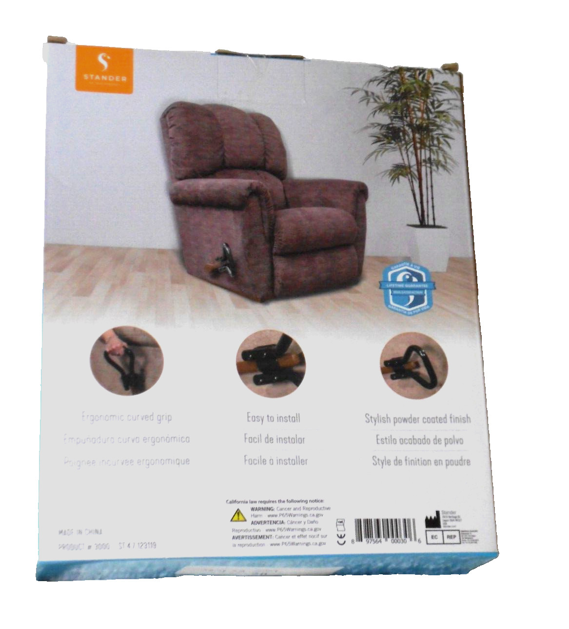 New Stander Lever Extender Chair Recliner Oversized Extension Assist Aid Elderly