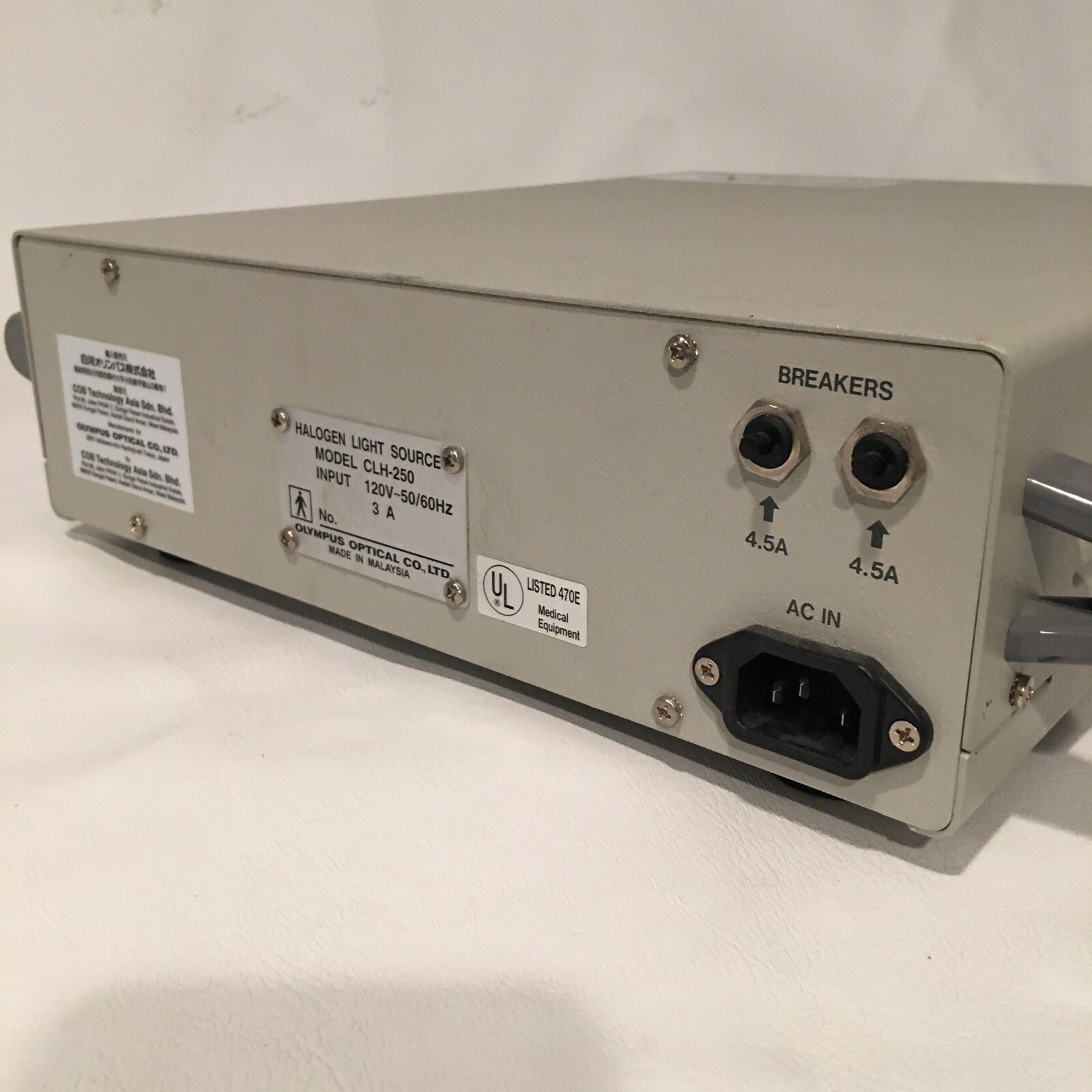 OLYMPUS CLH-250 LIGHT SOURCE