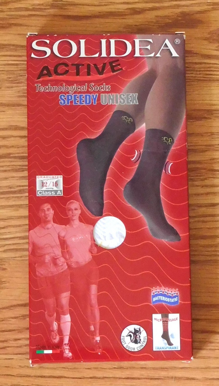NIB $77 Solidea Active Compression Speedy Mid-Calf Tech Socks Large L White