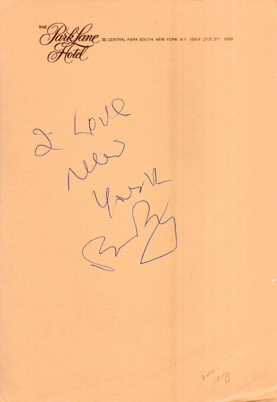 BARRY GRAY (+1996) - Radio Personality - "father of talk radio" - Autograph