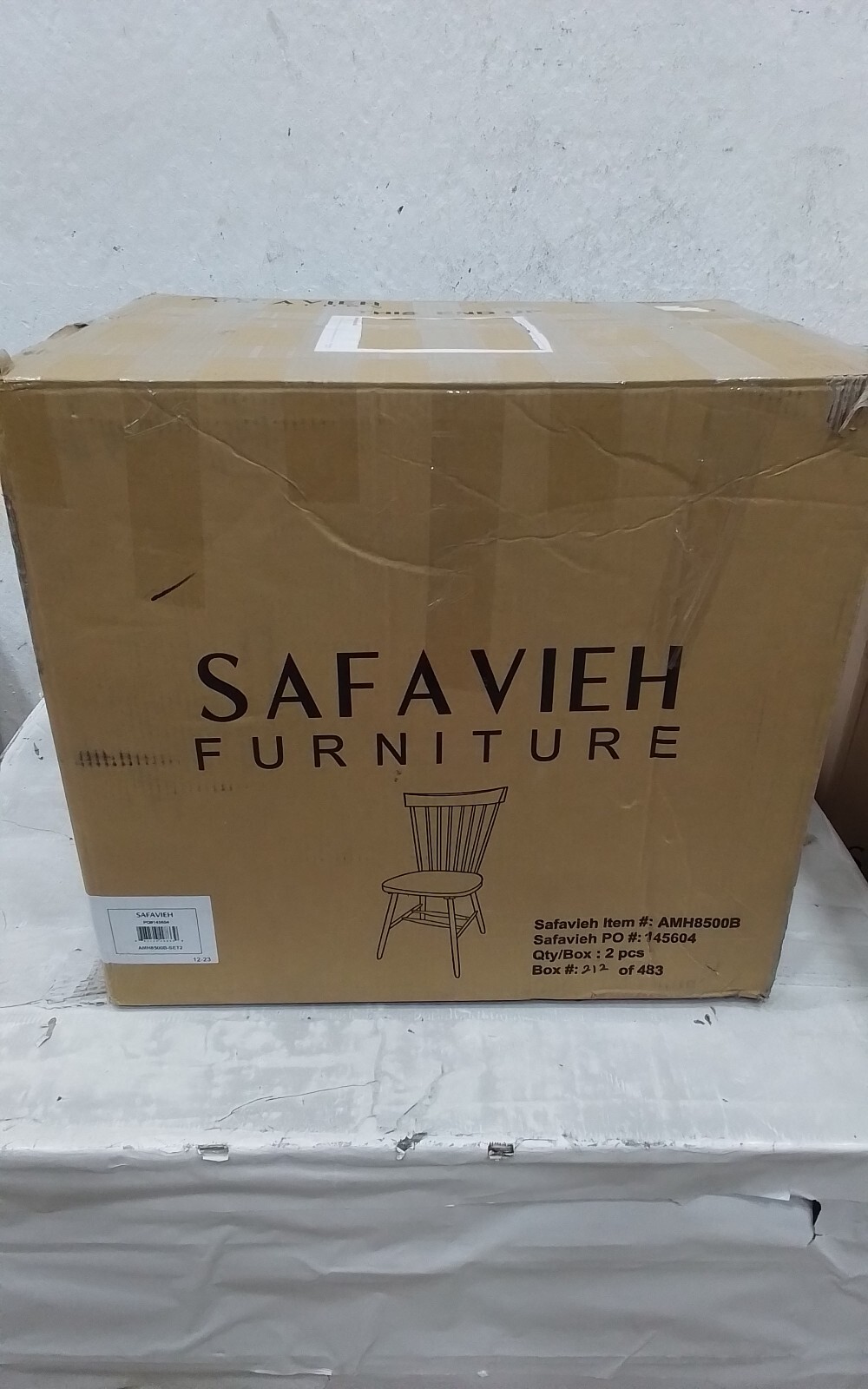 Safavieh PARKER SPINDEL SIDE CHAIR, Reduced Price 2172734207 AMH8500B
