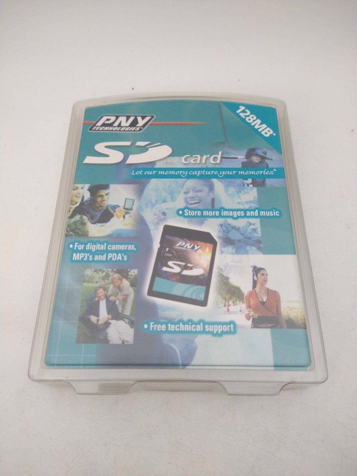 PNY 128MB SD Genuine Camera Memory Card | NEW, SEALED