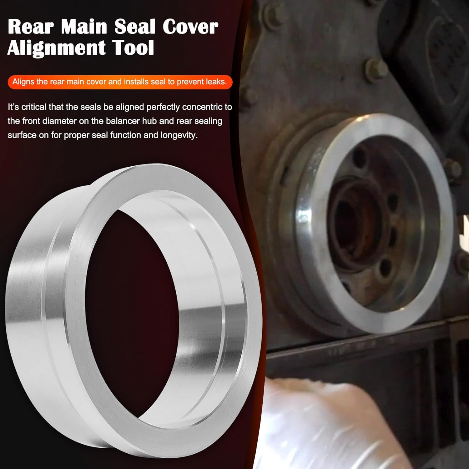 Front and Rear Cover Billet Alignment Tool & Oil Pan Alignment Tool Fits for LS