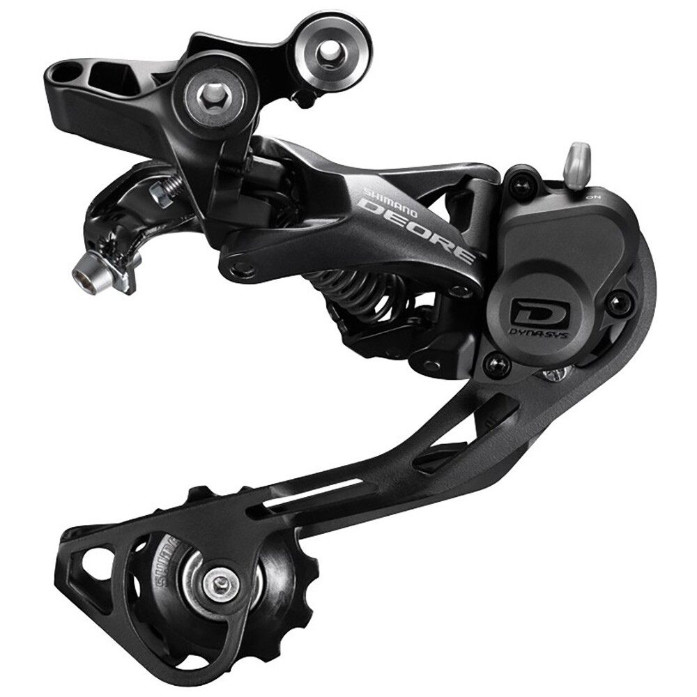 Shimano Deore RD-M6000 GS 10-Speed Medium Cage Shadow + Rear Derailleur Black