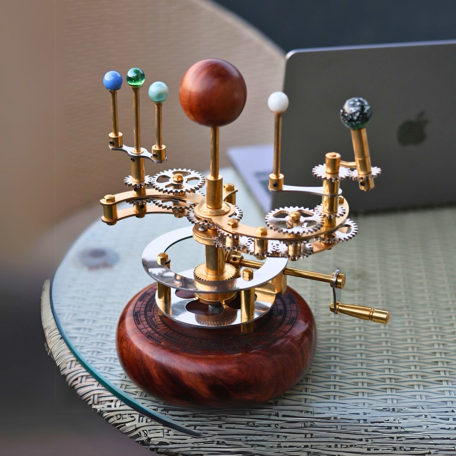 Orrery Christmas Gift for Husband, and Astronomers Luxury Home Décor