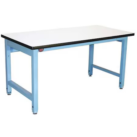 PRO-LINE HD6030P/L14/HDLE Bolted Workbenches, Laminate, 60" W, 30" to 36"