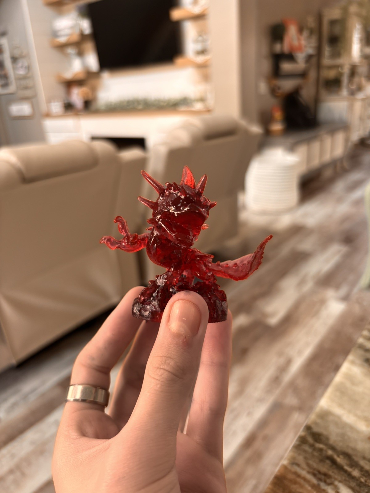 Custom Translucent Resin Skylanders 3D Prints That Will Work In Game (Any Color)