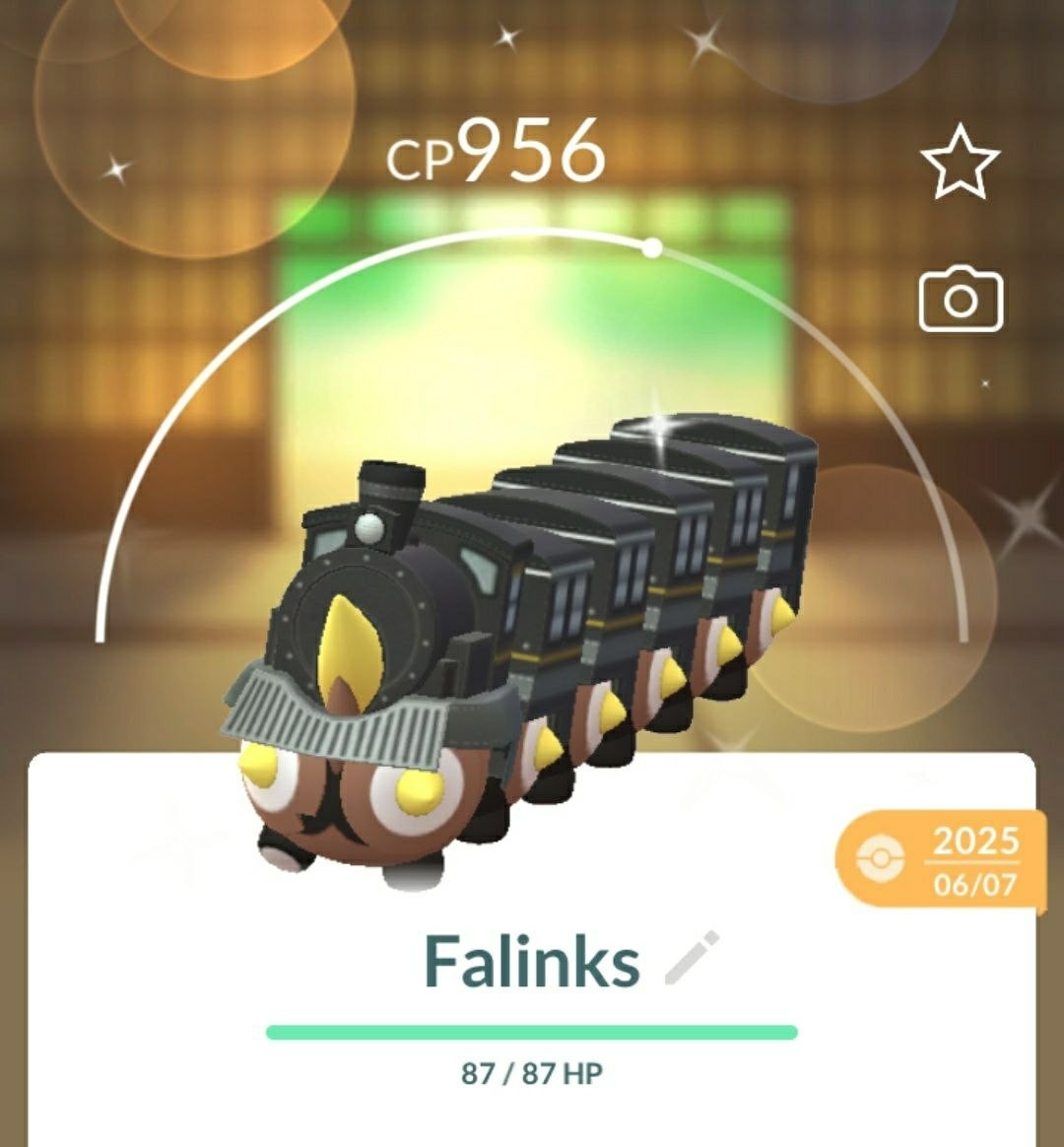 Pokemon Trade Go - Shiny Falinks Tain Conductor | Go Fest 2025 - Registered