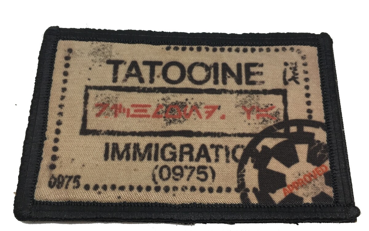 Oga's Cantina Ranco Coaster PATCH Hook and loop Morale Patch