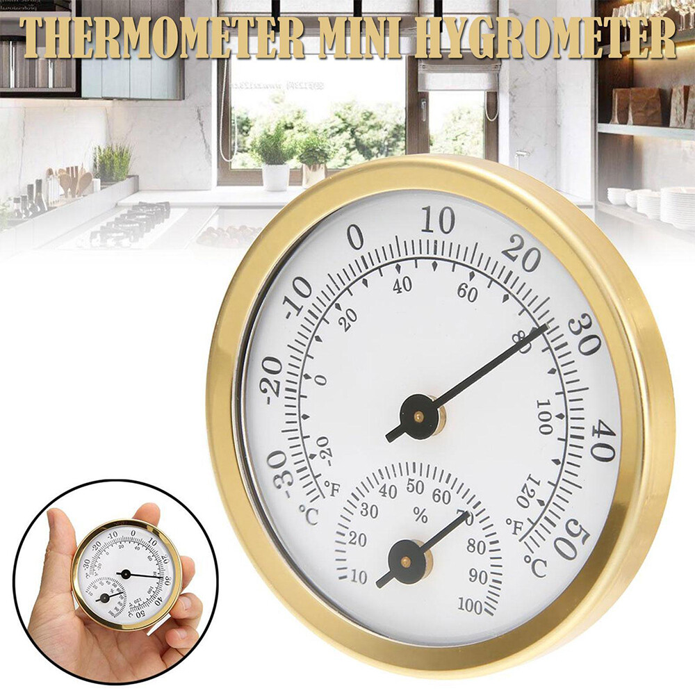 Analog Thermometer Hygrometer Mini Humidity Meter Gauge Temperature Room Indoor