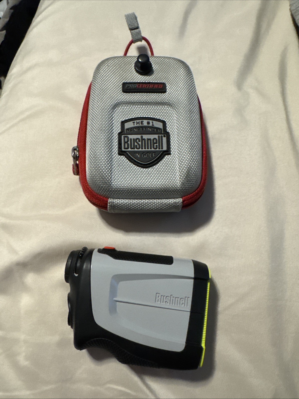 Bushnell Tour V4 Laser Golf Rangefinder with Carrying Case