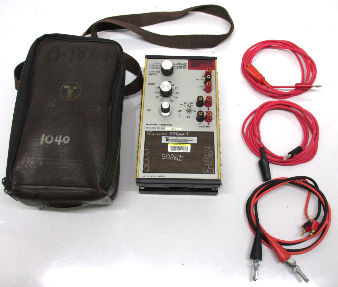Transmation 1040 PPS Digital Calibrator/Loop Calibrator, (PARTS ONLY!)  BR.