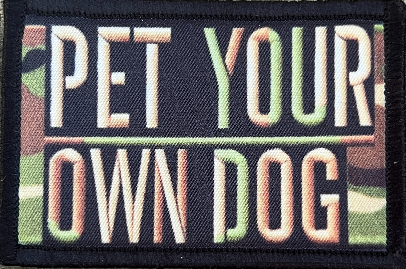 Pet Your Own Dog Morale Patch k9 Service Dog patch