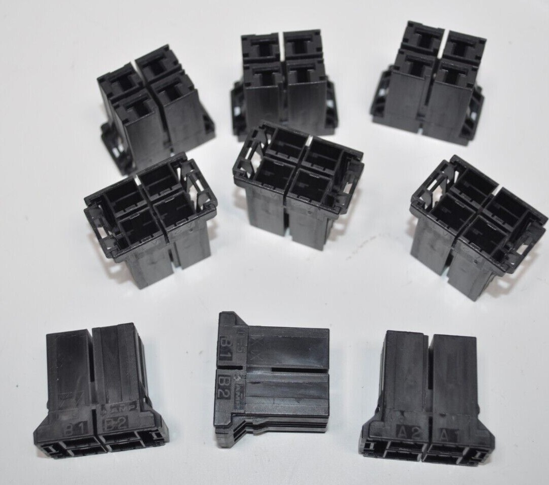 Lot of 9 NEW TE CONNECTIVITY 4-Pos Connector Shell Part# 1-917807-2