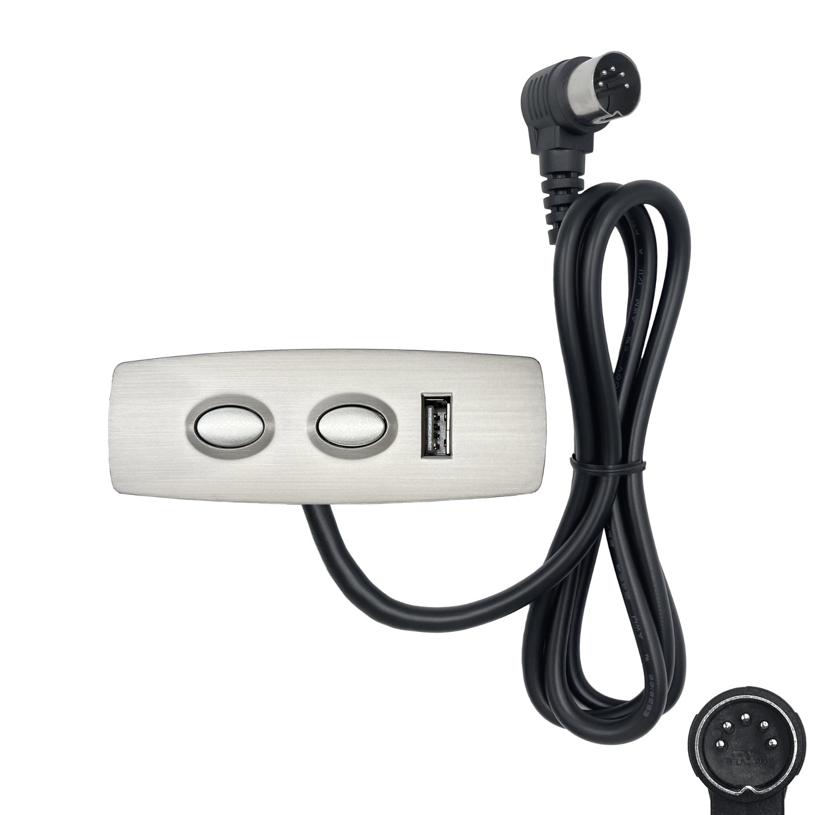Okin JLDK.17.05.30 Recliner Switch 2 Button 5 Pin with USB for Power Sofa Chair