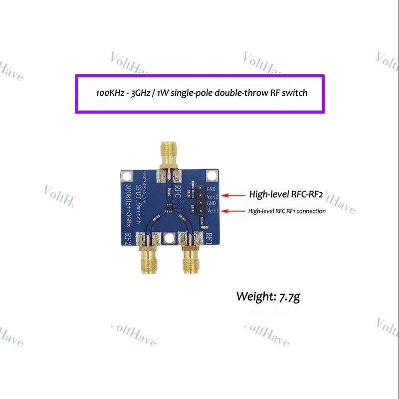 RF Switch Single-pole Double-throw RF Switch AS179-92LF/1W Microwave Switch New