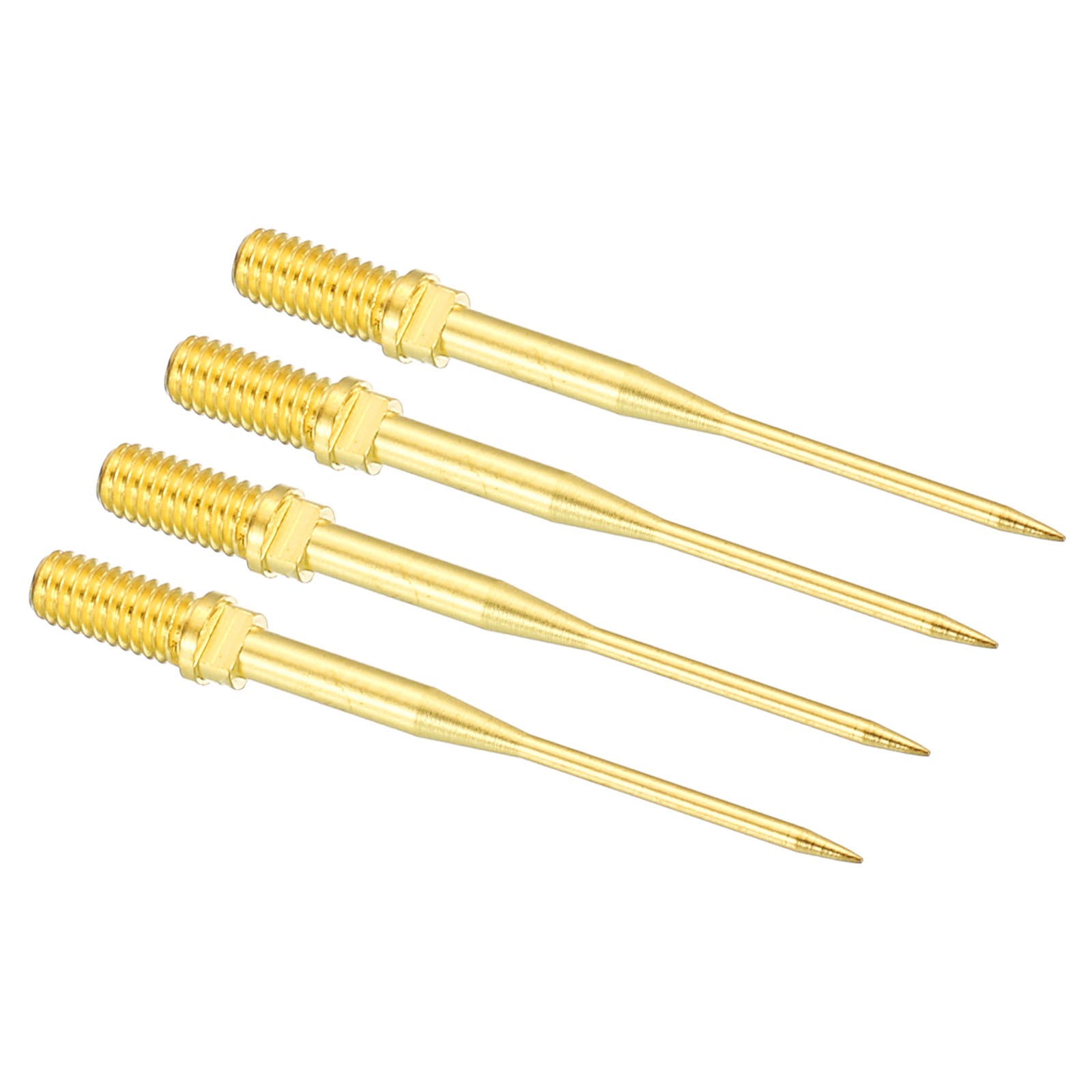 4Pcs Test Probe Pins 1mm Copper Multimeter Extention Probe Needle Gold