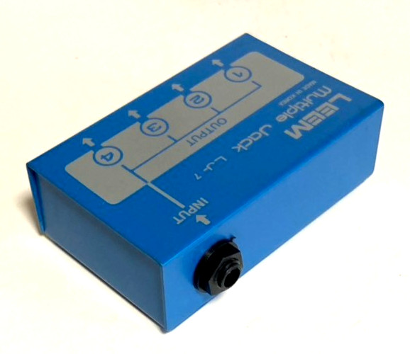[W/box] LEEM LJ-7 Multiple Jack Convenient conversion box From Japan Free Ship
