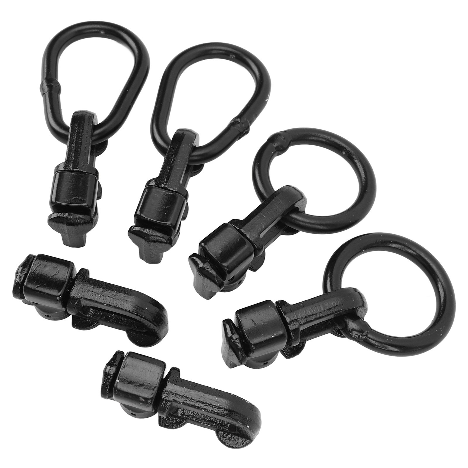 L Track Fitting With O Ring Carbon Steel Anodized Black Tie Down Anchor Poi QXXM