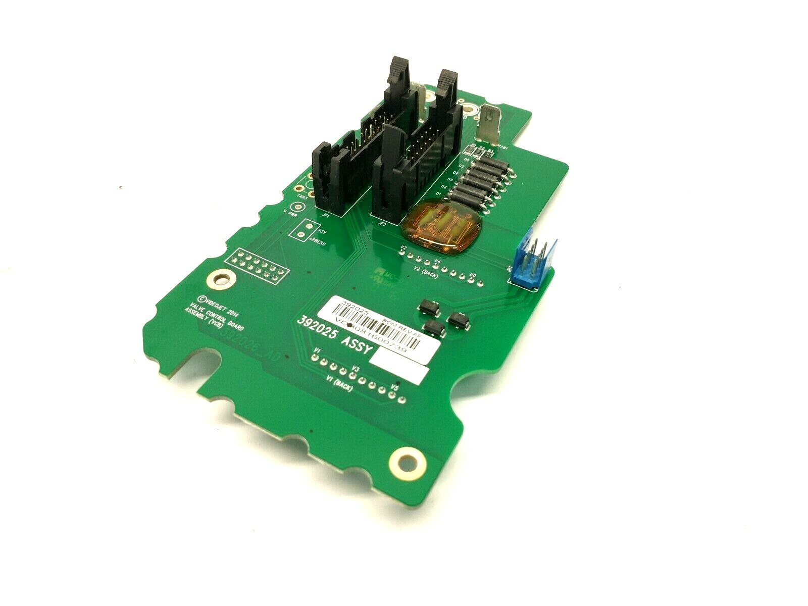 Videojet 392025 Rev. AF Valve Control Board Assembly VCB081600739