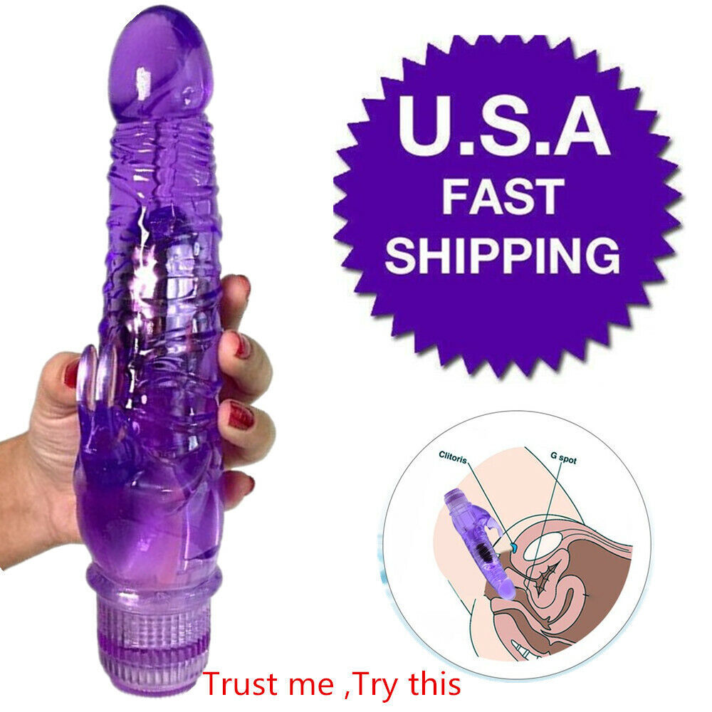 Rabbit Vibrator G-spot Dildo Vibe Waterproof Massager Sex Toys for Women Female