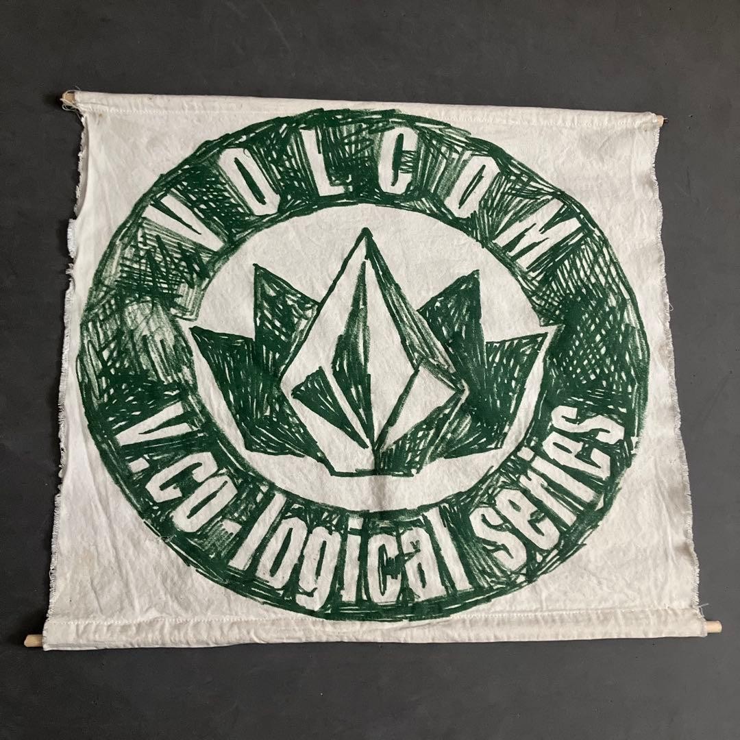 Novelty In-Store Volcom Banner Flag Tapestry Ecru