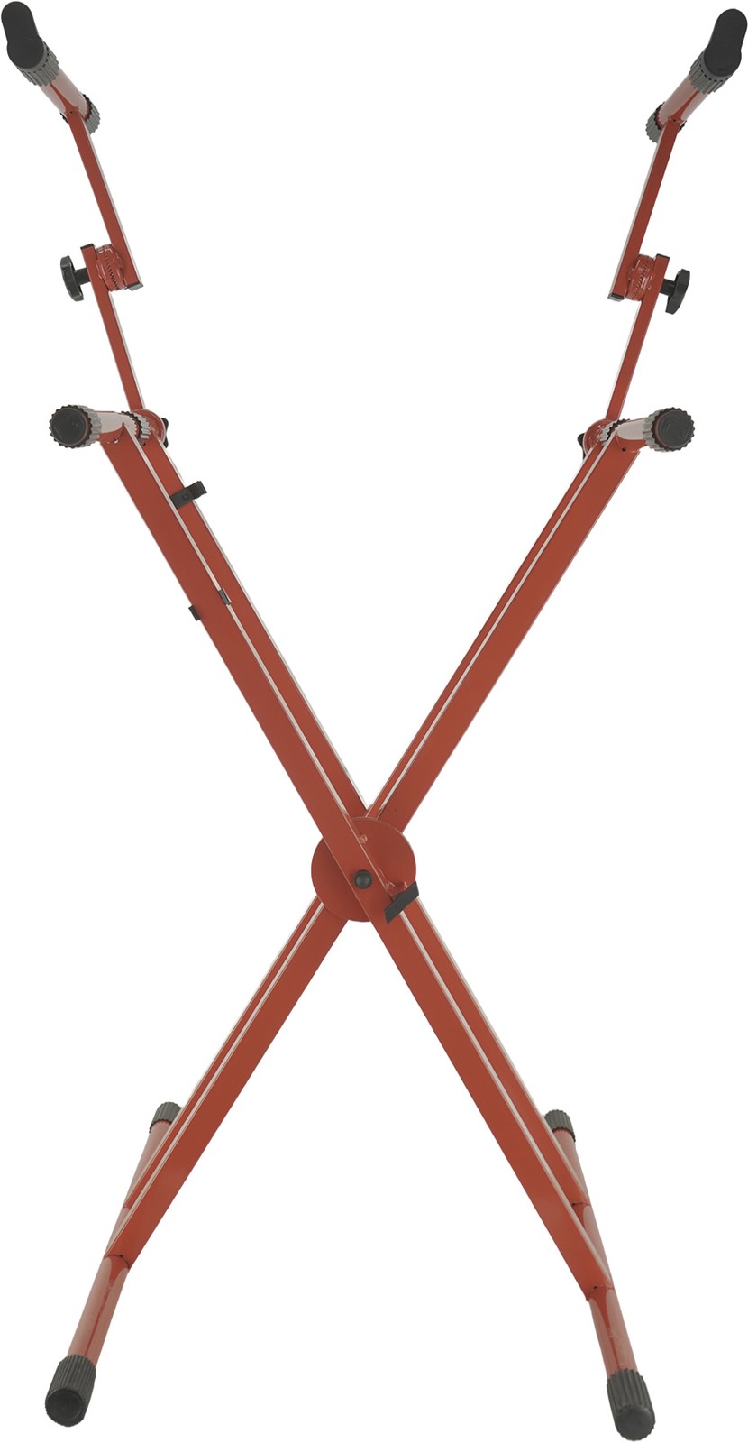 Gator GFW-KEY-5100XRED 2-Tier X-Style Keyboard Stand. Nord Red