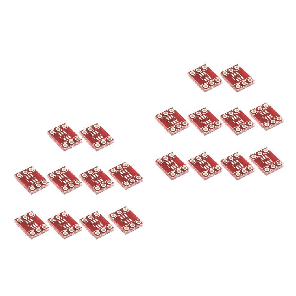IC SOT23 to Adapter PCB Board, Pack of 20, Red