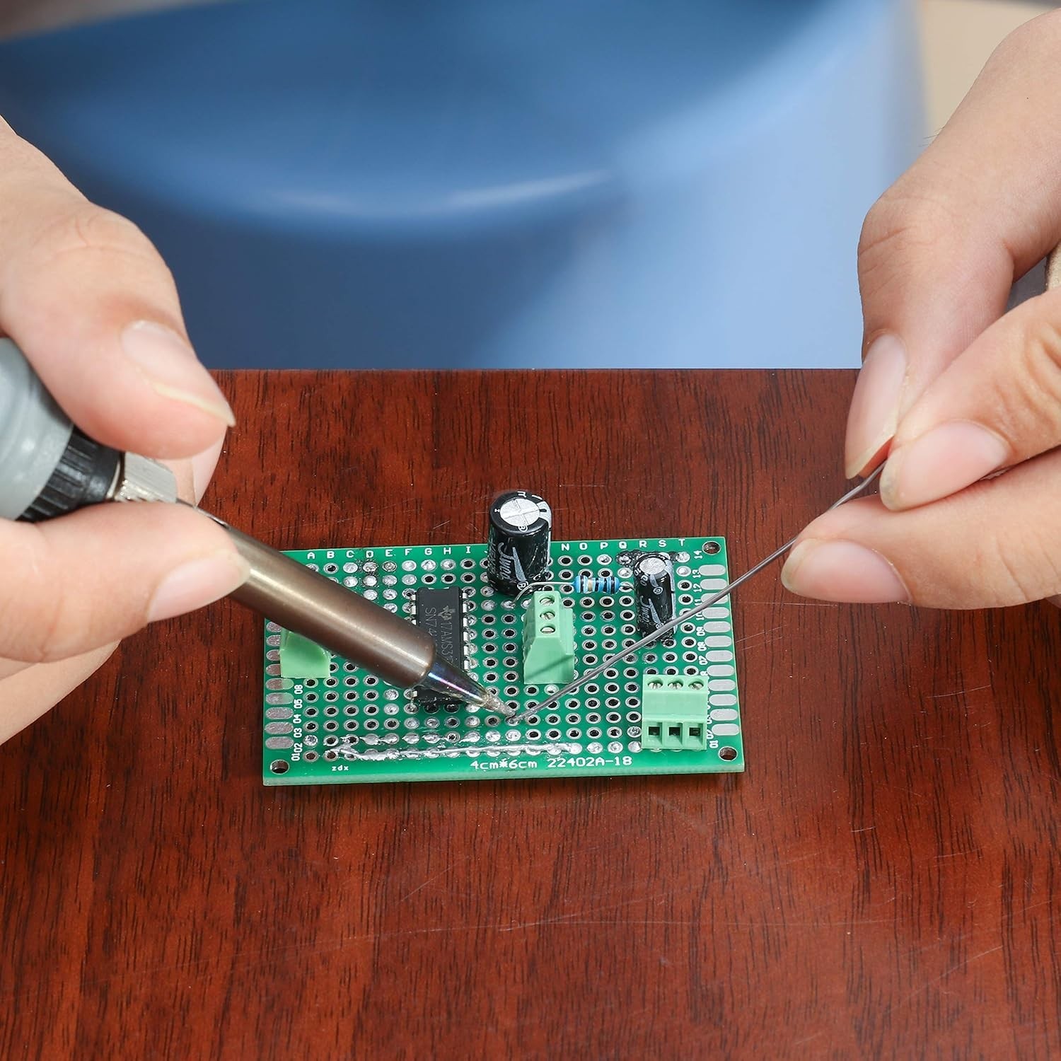 High-Quality Double-Sided PCB Circuit Boards Kit - 40 Pieces for DIY Projects
