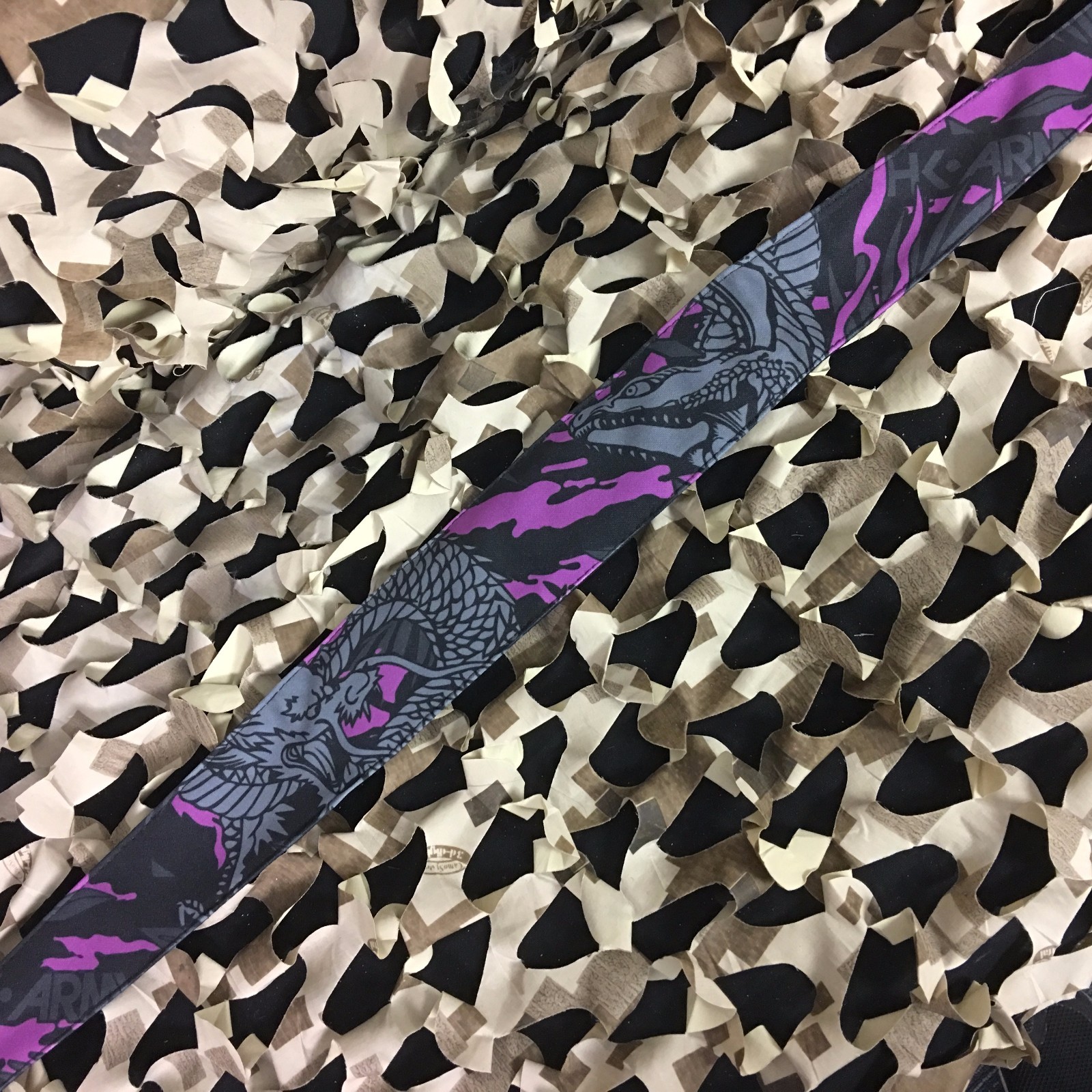 New HK Army Paintball Padded Tying Headband - Ryu Purple
