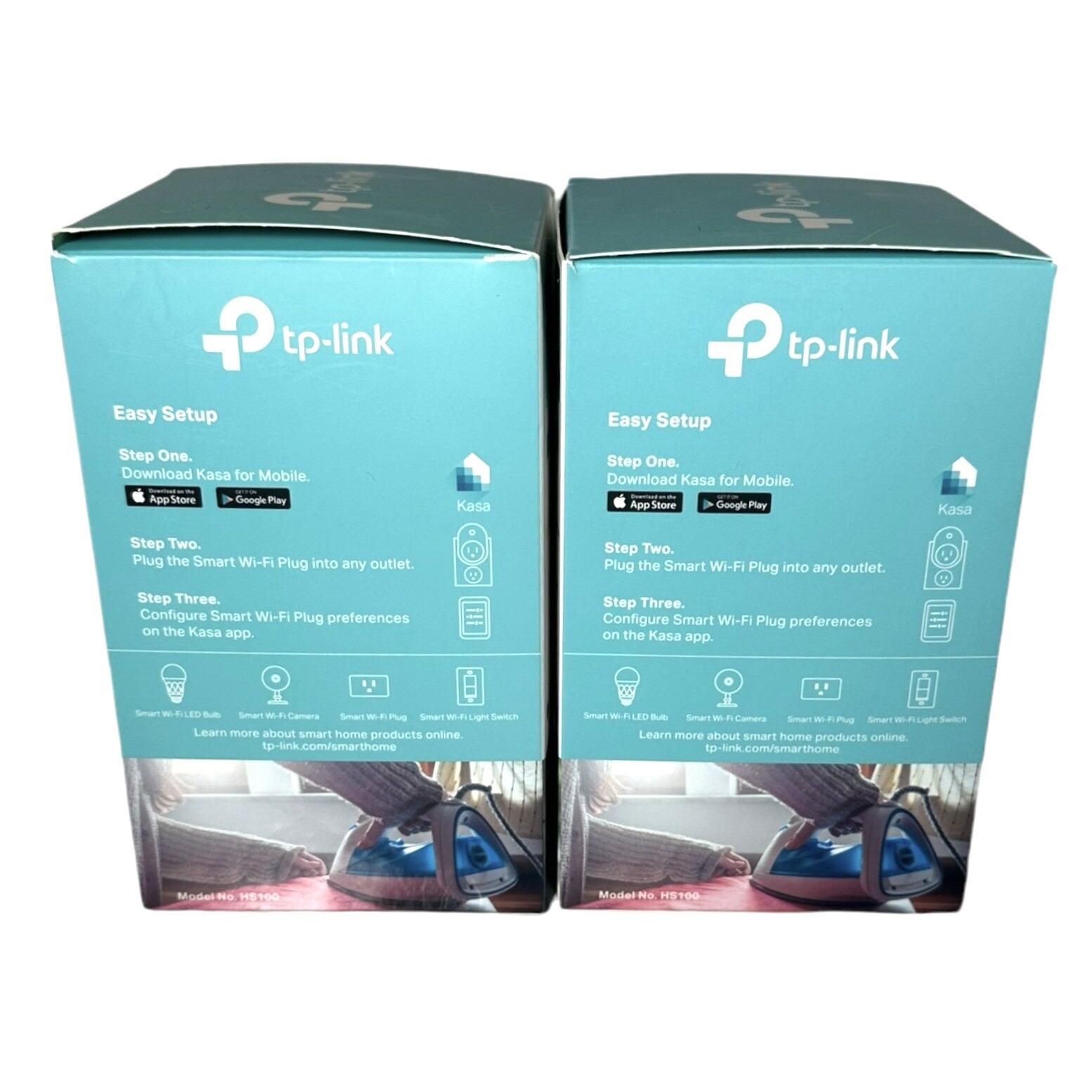 TP-Link HS100 Wi-Fi Smart Plug Kit Remote Socket Controller LOT of 2