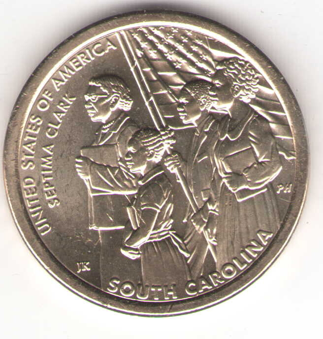 US. 2020-D. American Innovation $1 Coin. South Carolina, SC. Uncirculated.
