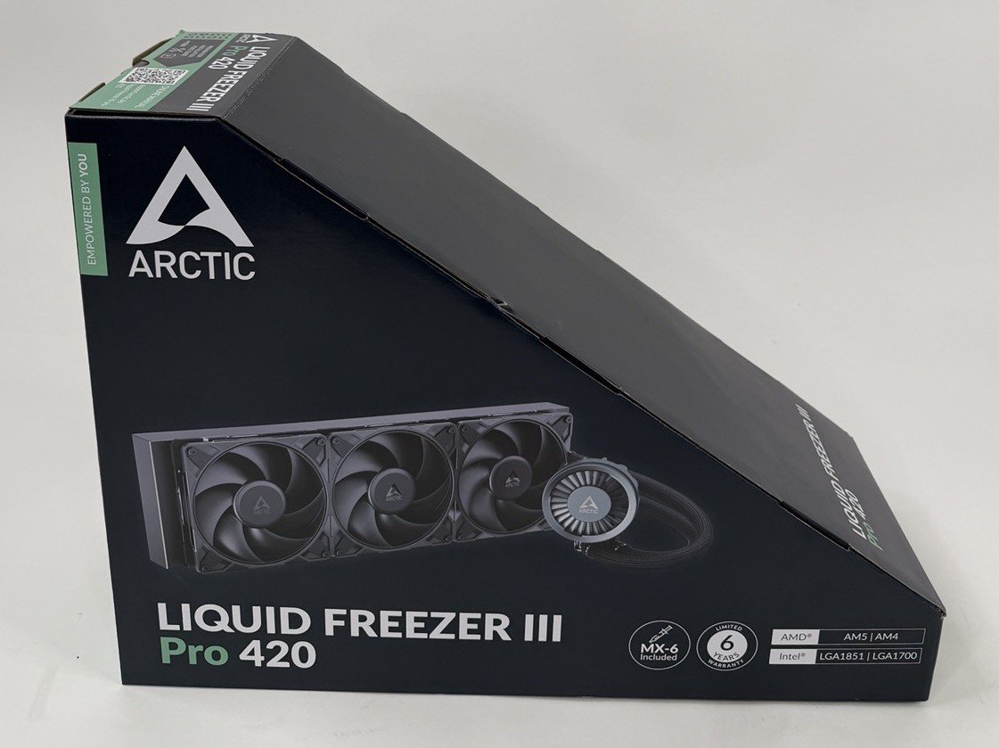 ARCTIC Liquid Freezer III Pro 420 black PC Water Cooler AIO Computer Cooling