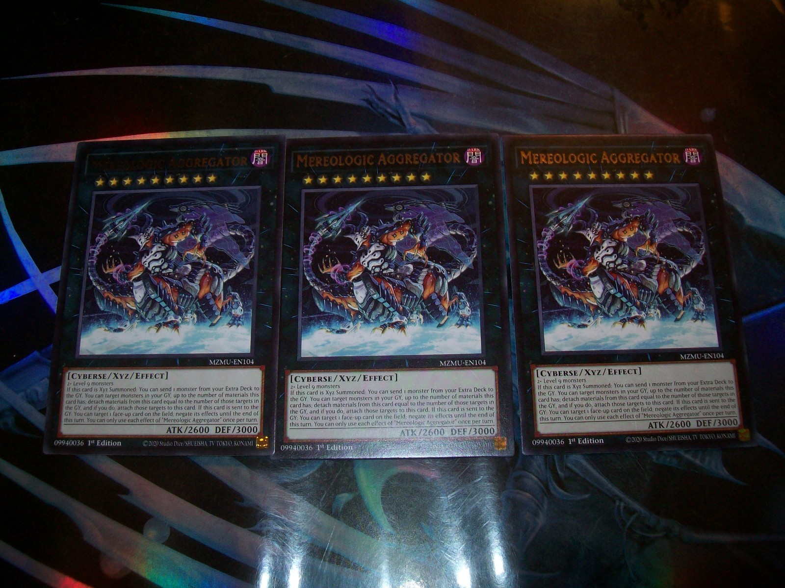3x Mereologic Aggregator 1st Edition Rare MZMU-EN104 Yu-Gi-Oh!
