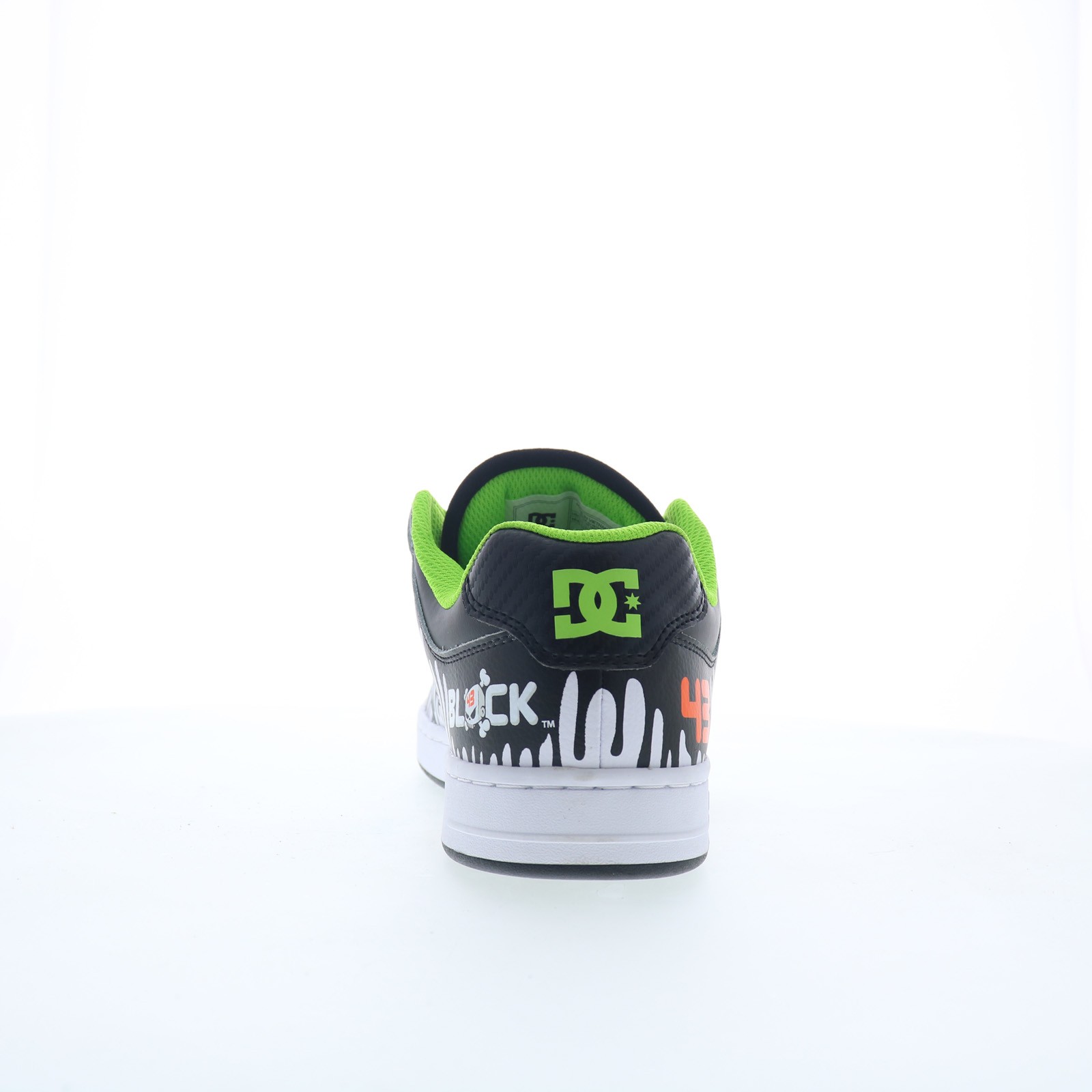 DC 43I Manteca 4 DC02961002-BKWHLM Mens Black Skate Inspired Sneakers Shoes