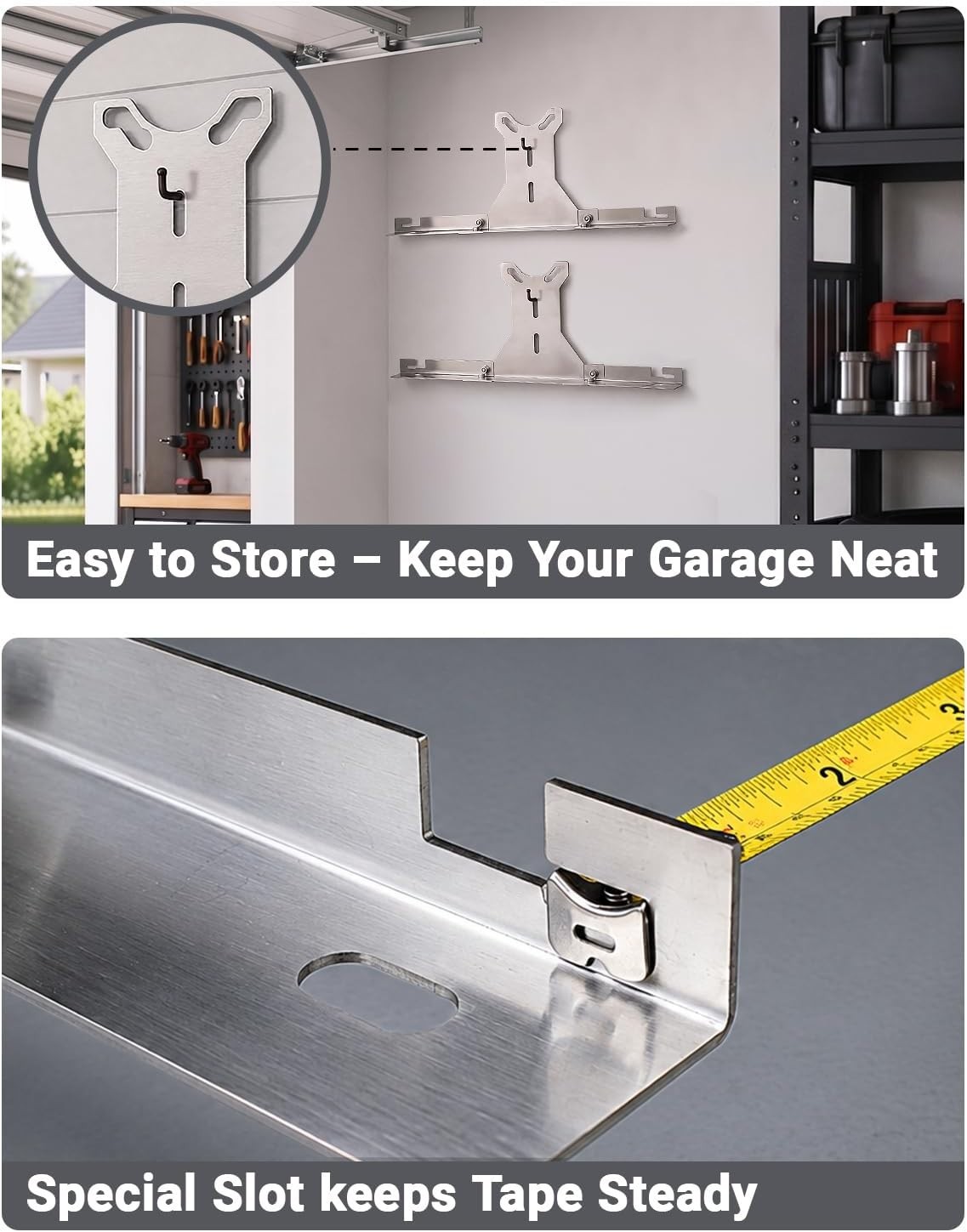 Wheel Alignment Tool for DIY Toe Adjustment, Stainless Steel Toe Alignment Pl...