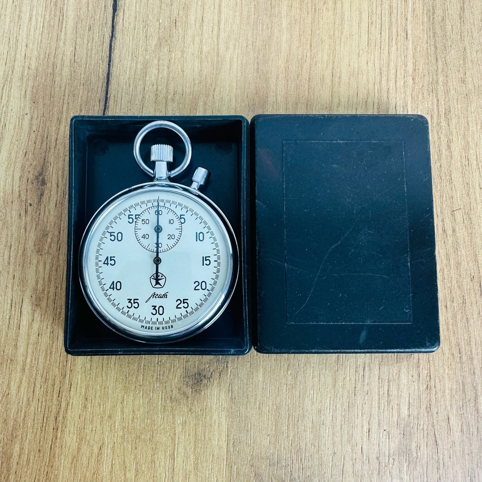 Soviet Vintage Stopwatch AGAT, USSR Mechanical Competition Stopwatch