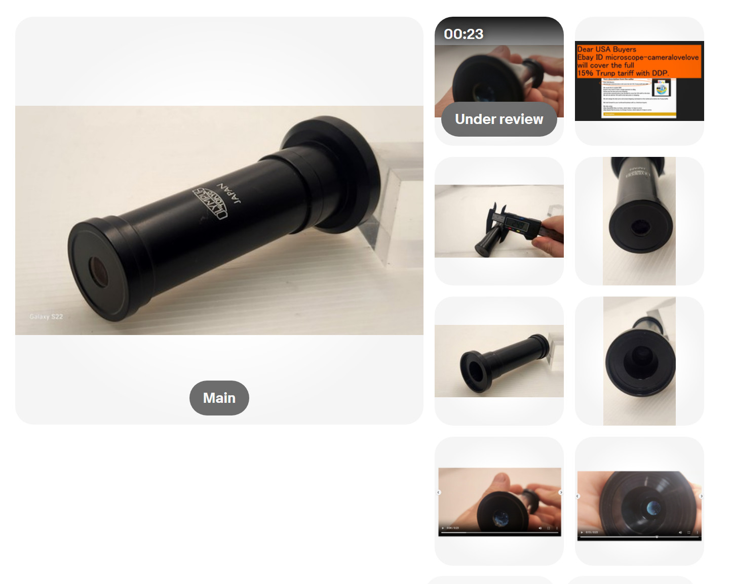 Olympus Eyepiece photo tube 34291