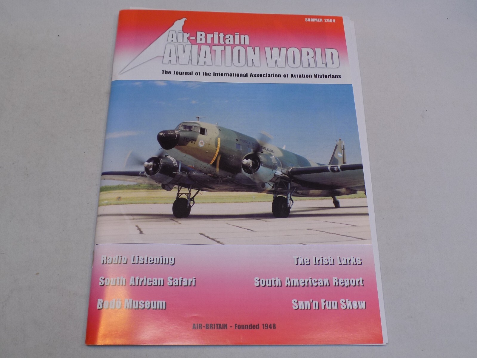 Air Britain Aviation World Magazine Summer 2004 Irish Larks Bodo Museum Safari +