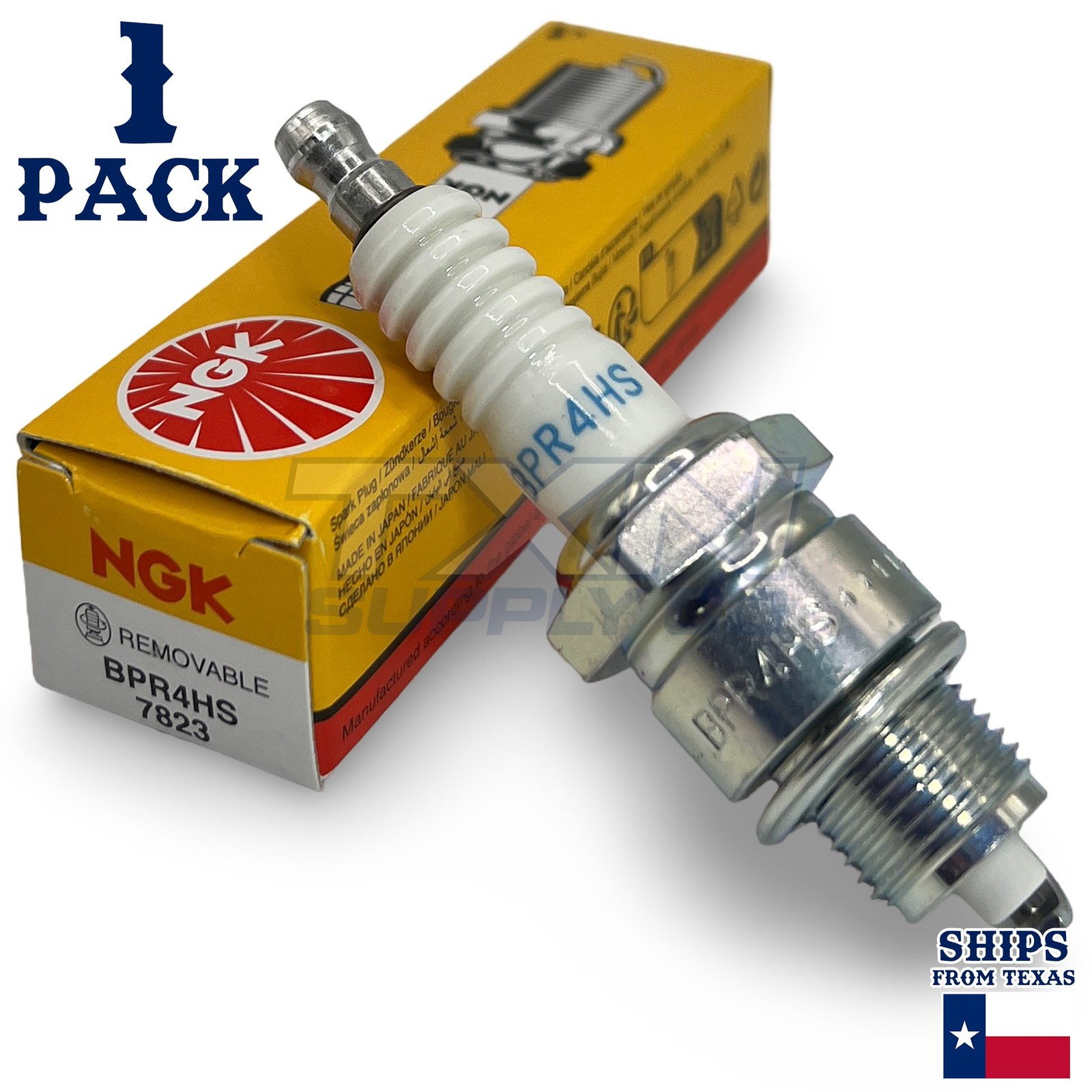 NGK 7823 Spark Plug BPR4HS - 1 Pack