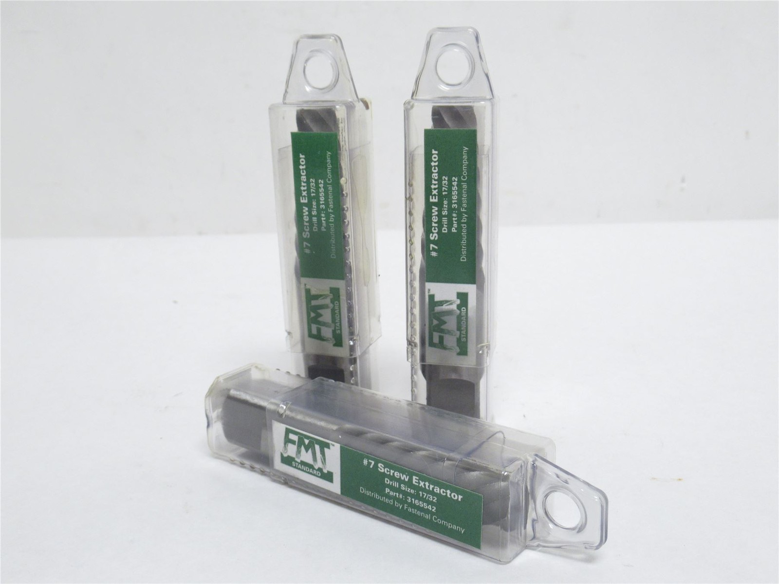 241015 New-No Box; FMT 3165542 Lot-3; Carbon Steel Screw Extractors; EX-7 17/32
